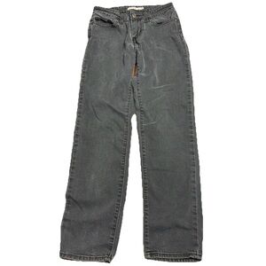 Levi’s Women’s Faded Black 712 Slim 26 Stretch Comfort Casual Goth Grunge Preppy